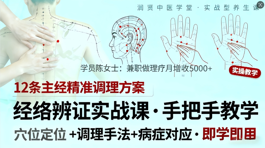 润贤中医经络腧穴学研习课程